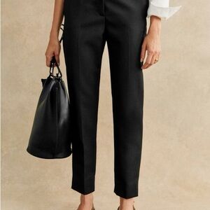 Sezane Gustavo Trouser Bottoms in black
